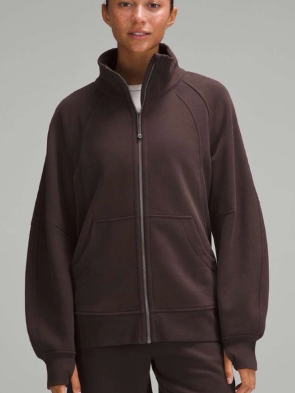 Lululemon Scuba Oversized Funnel-Neck Full Zip